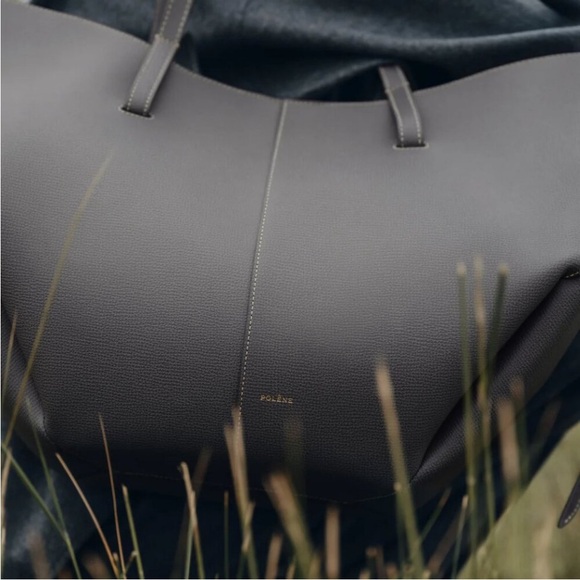 POLENE CYME TOTE BAG - STONE GRAY - Picture 9 of 15